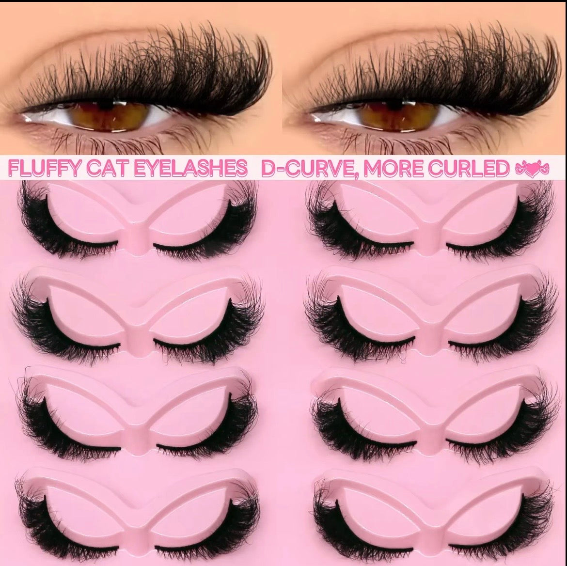 Faux mink lashes 10 pairs/3D