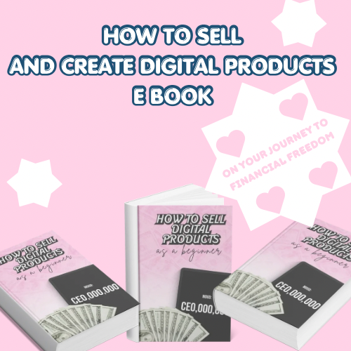 How to sell digital products E-BOOK