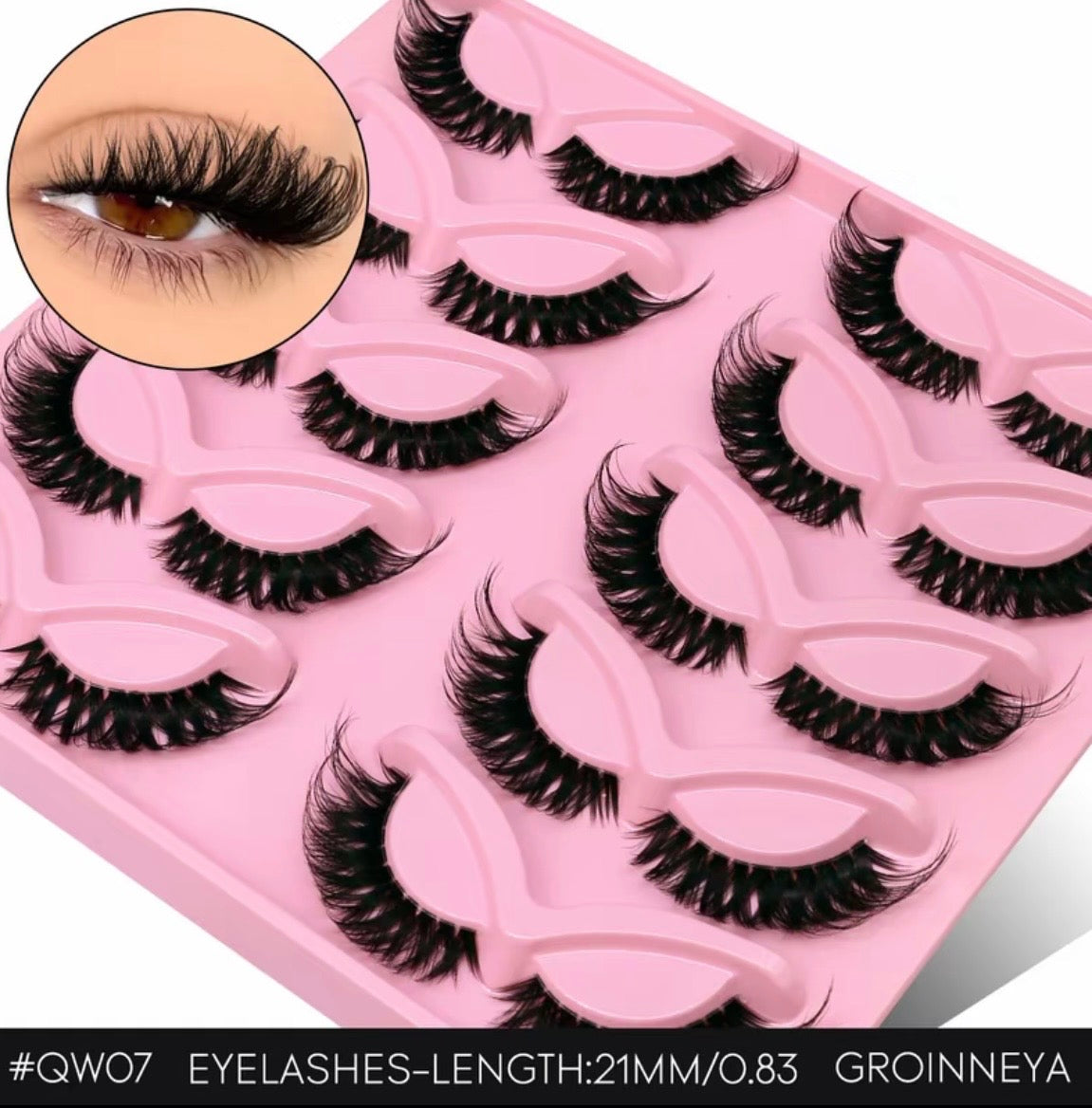 Faux mink lashes 10 pairs/3D