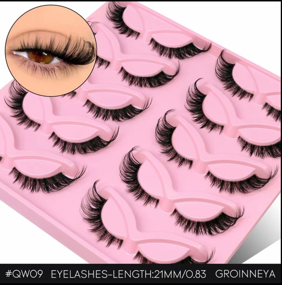 Faux mink lashes 10 pairs/3D