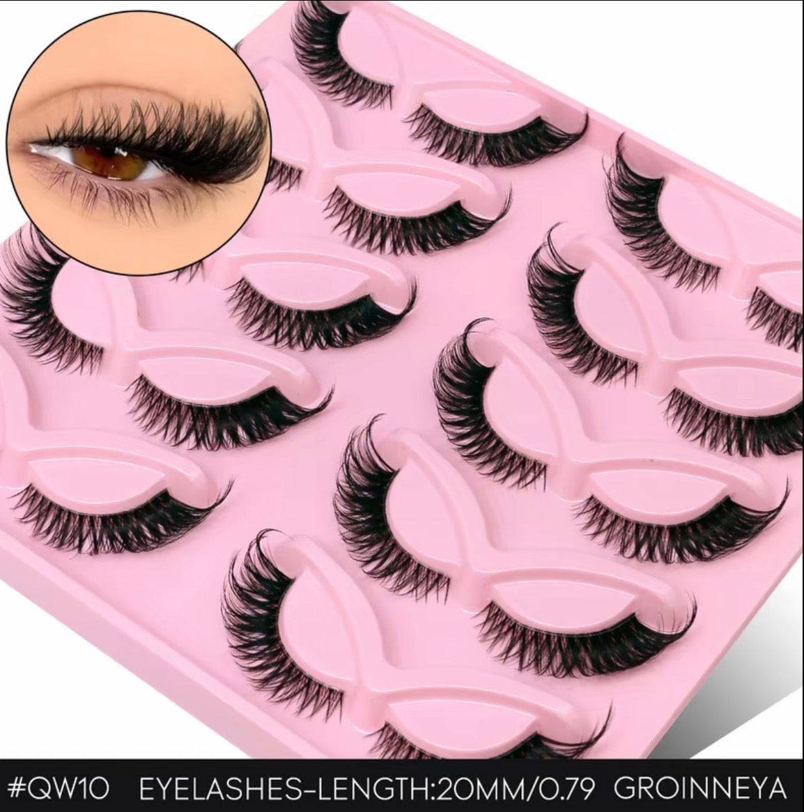Faux mink lashes 10 pairs/3D