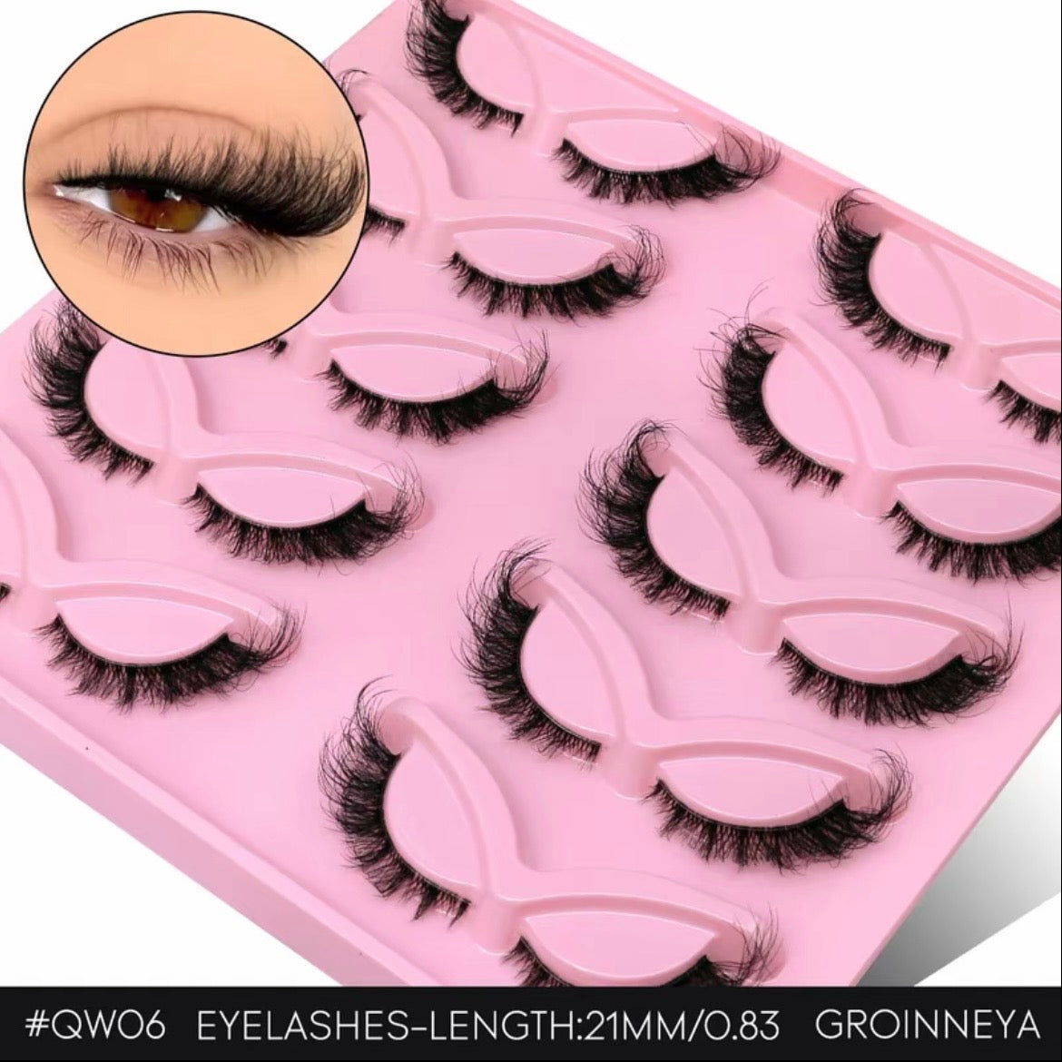 Faux mink lashes 10 pairs/3D