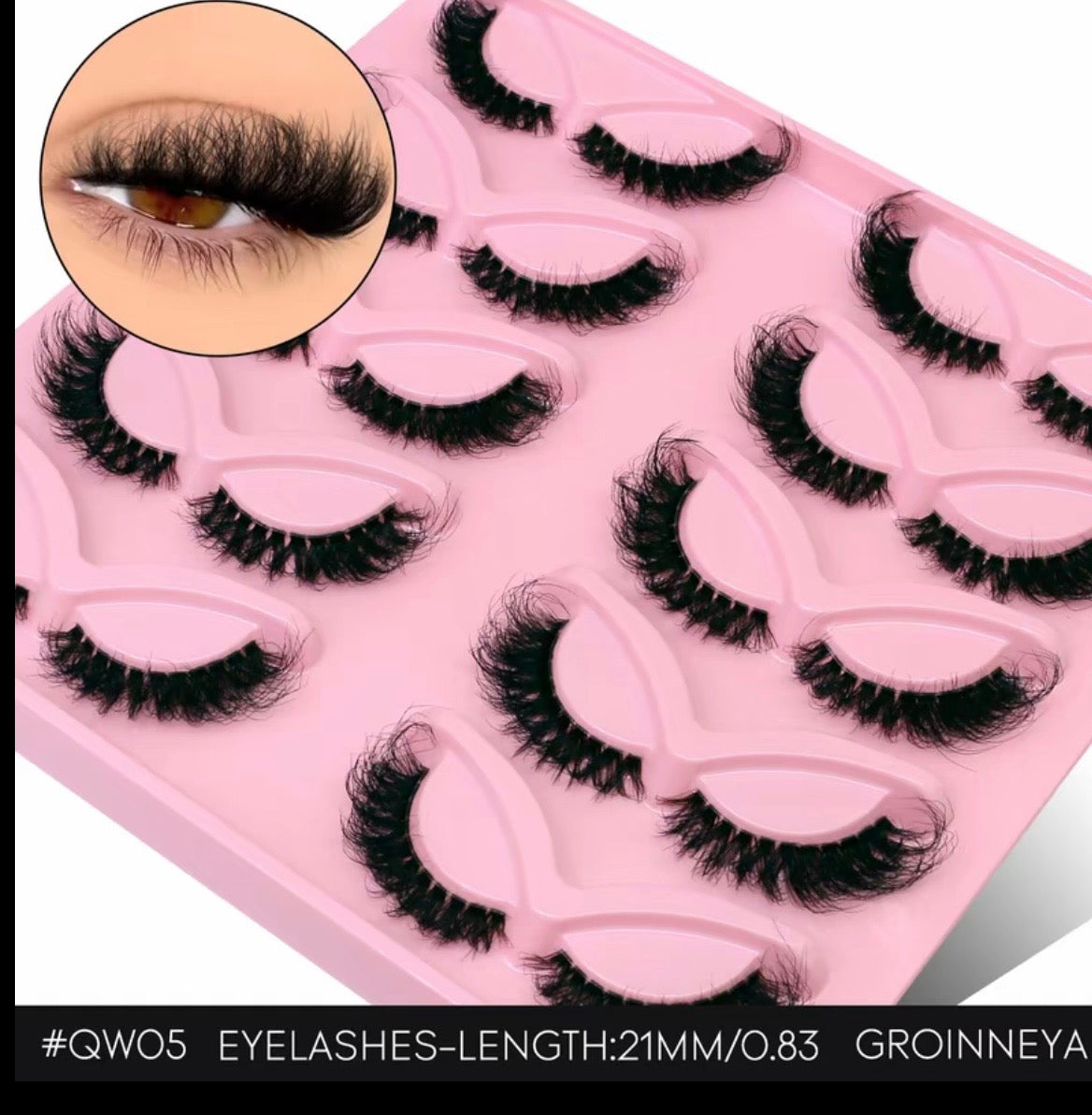 Faux mink lashes 10 pairs/3D
