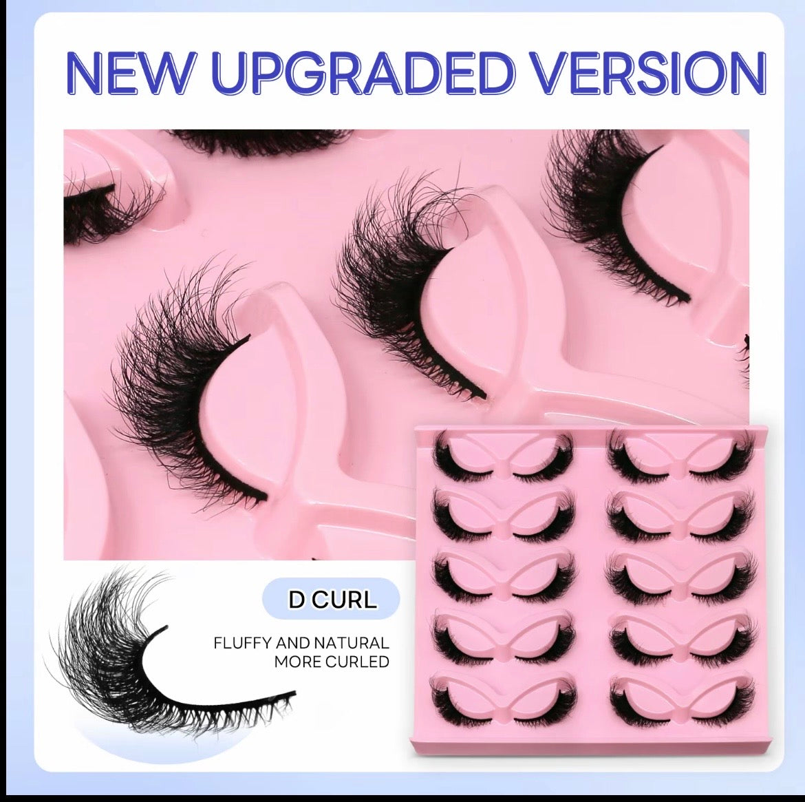 Faux mink lashes 10 pairs/3D