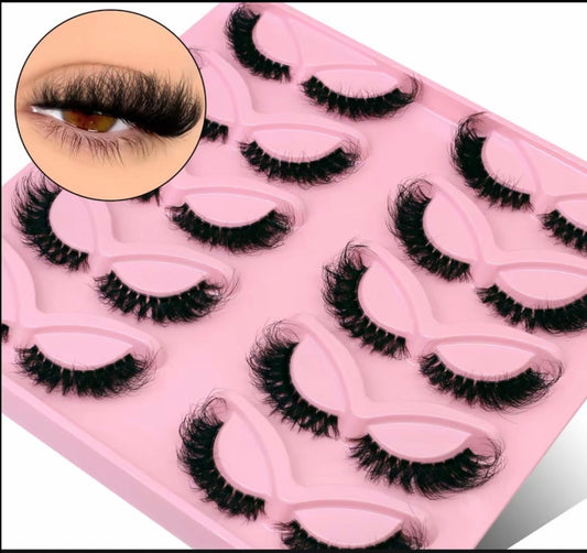Faux mink lashes 10 pairs/3D