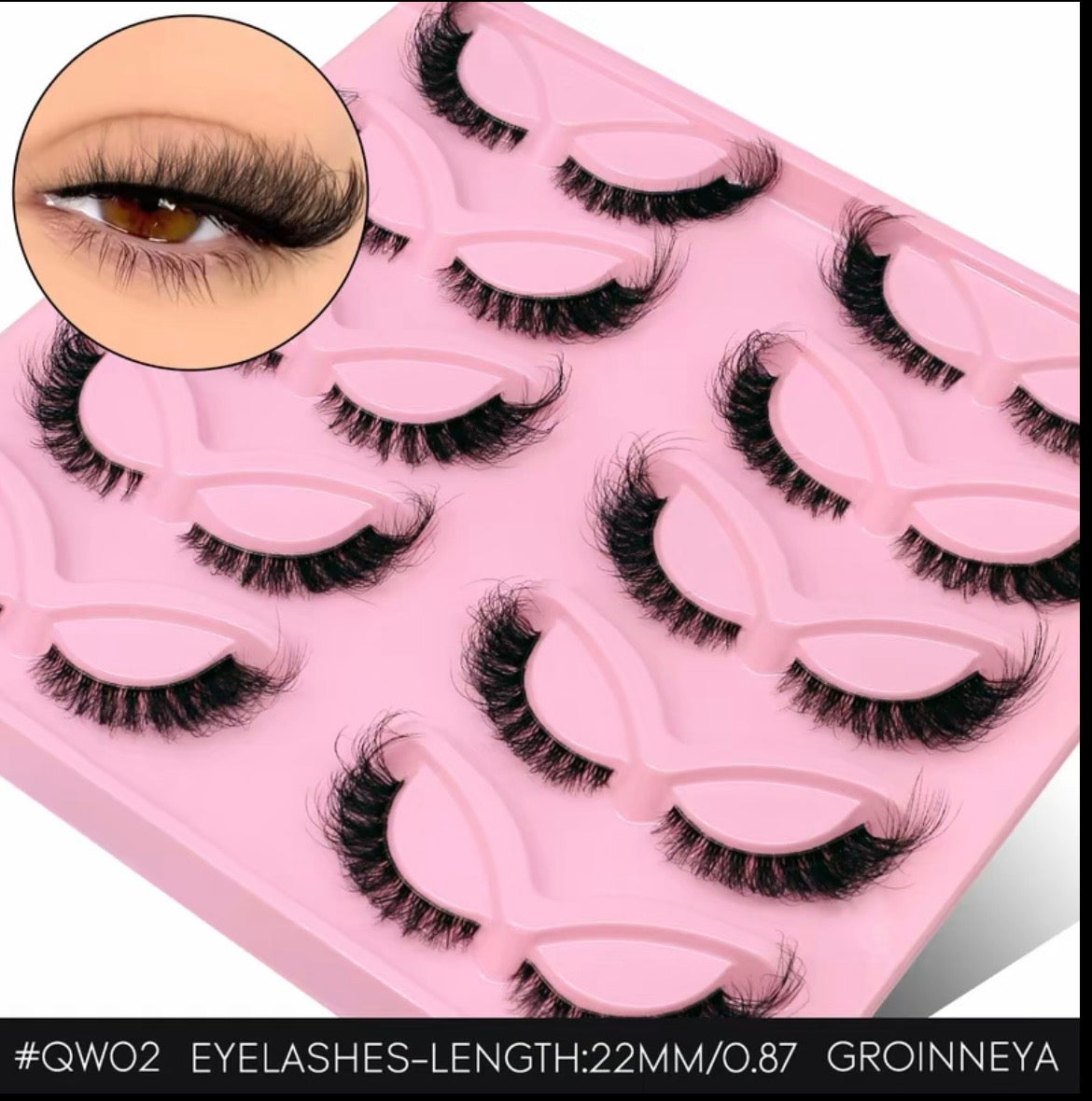 Faux mink lashes 10 pairs/3D