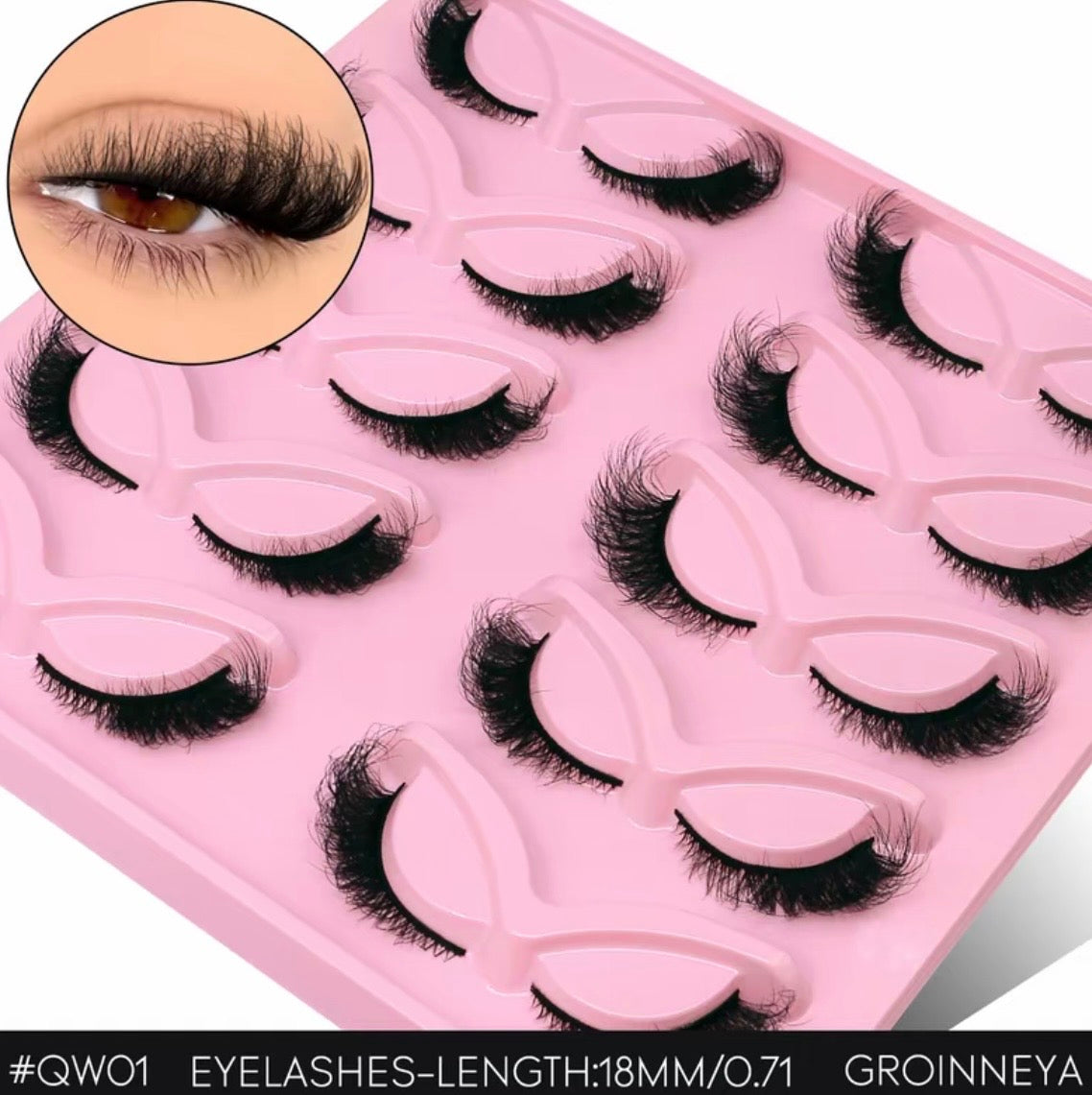 Faux mink lashes 10 pairs/3D