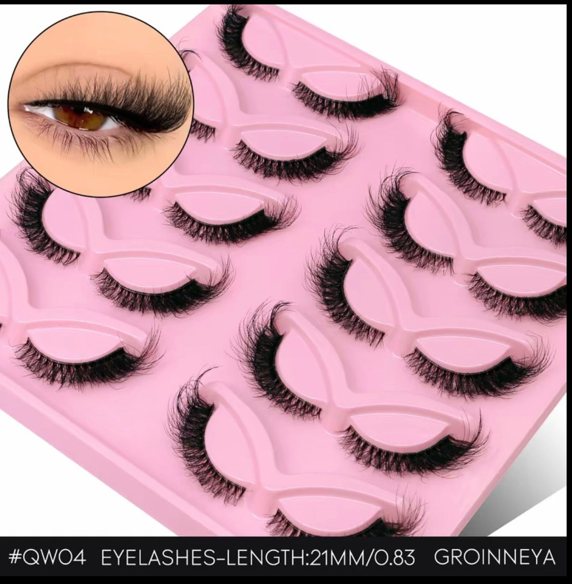 Faux mink lashes 10 pairs/3D